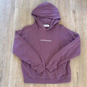 Seek Discomfort Seeker Hoodie - Purple